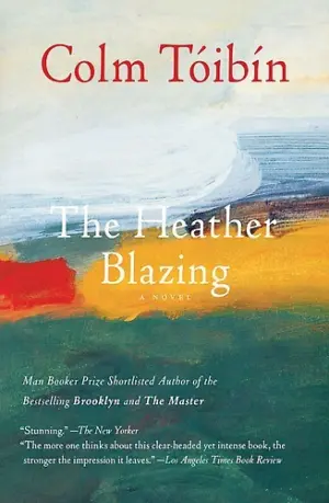 Cover for "The Heather Blazing"