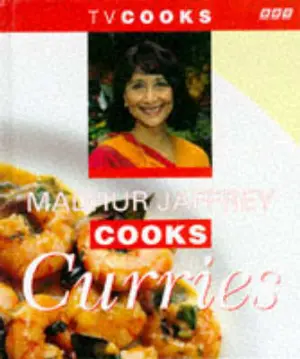 Cover for "Madhur Jaffrey Cooks Curries"