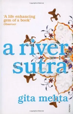 Cover for "A River Sutra"