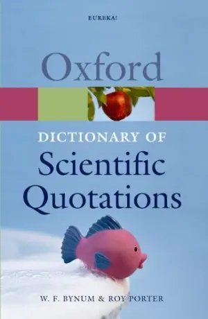Cover for "Oxford Dictionary Scientific Quotations"