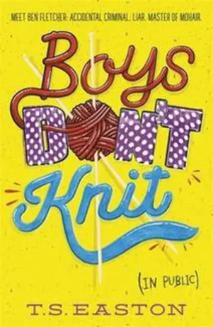 Cover for "Boys Don't Knit"