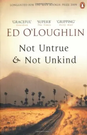 Cover for "Not Untrue and Not Unkind"