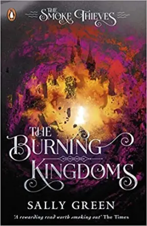 Cover for "The Burning Kingdoms"