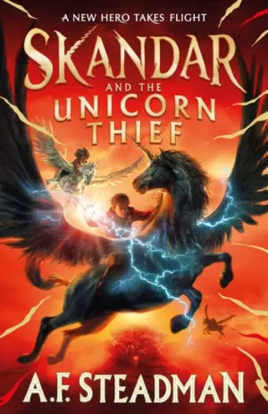 Cover for "Skandar and the Unicorn Thief"
