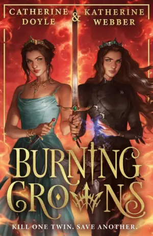 Cover for "Burning Crowns"