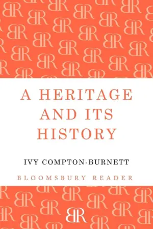 Cover for "A Heritage and Its History"