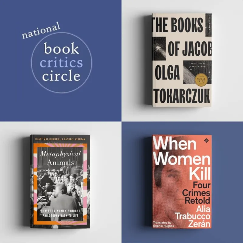 National Book Critics Circle Awards finalists announced for publishing year 2022