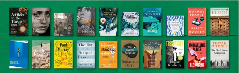 Five RCW authors included on list of Top 20 Favourite Irish Books of Past 20 Years