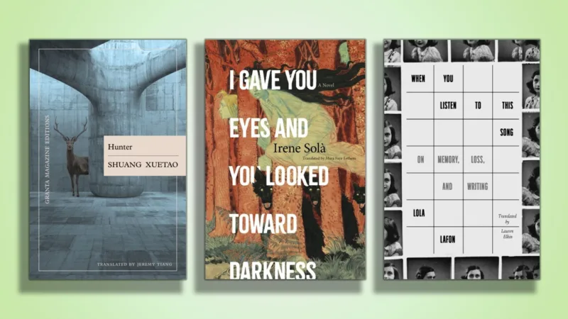 Mara Faye Lethem, Shuang Xuetao and Lola Lafon longlisted for the 2026 National Translation Awards