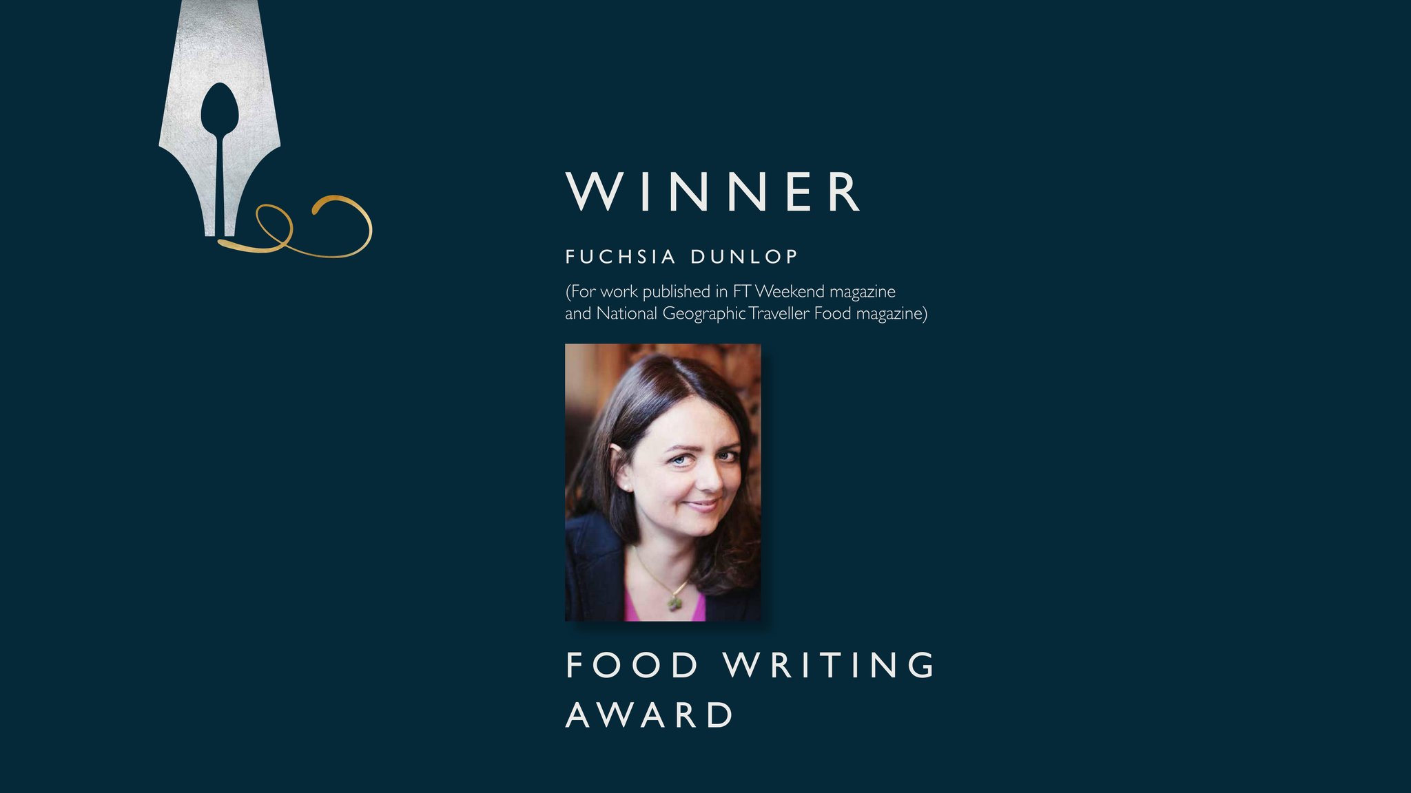 Fuchsia Dunlop wins Guild of Food Writers Award 2022 RCW Literary Agency
